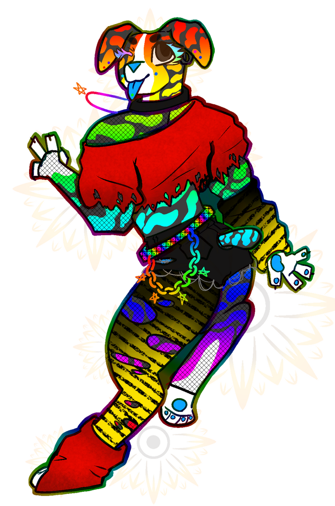 FeralHeart Unleashed Prompt: Sparkle Dog