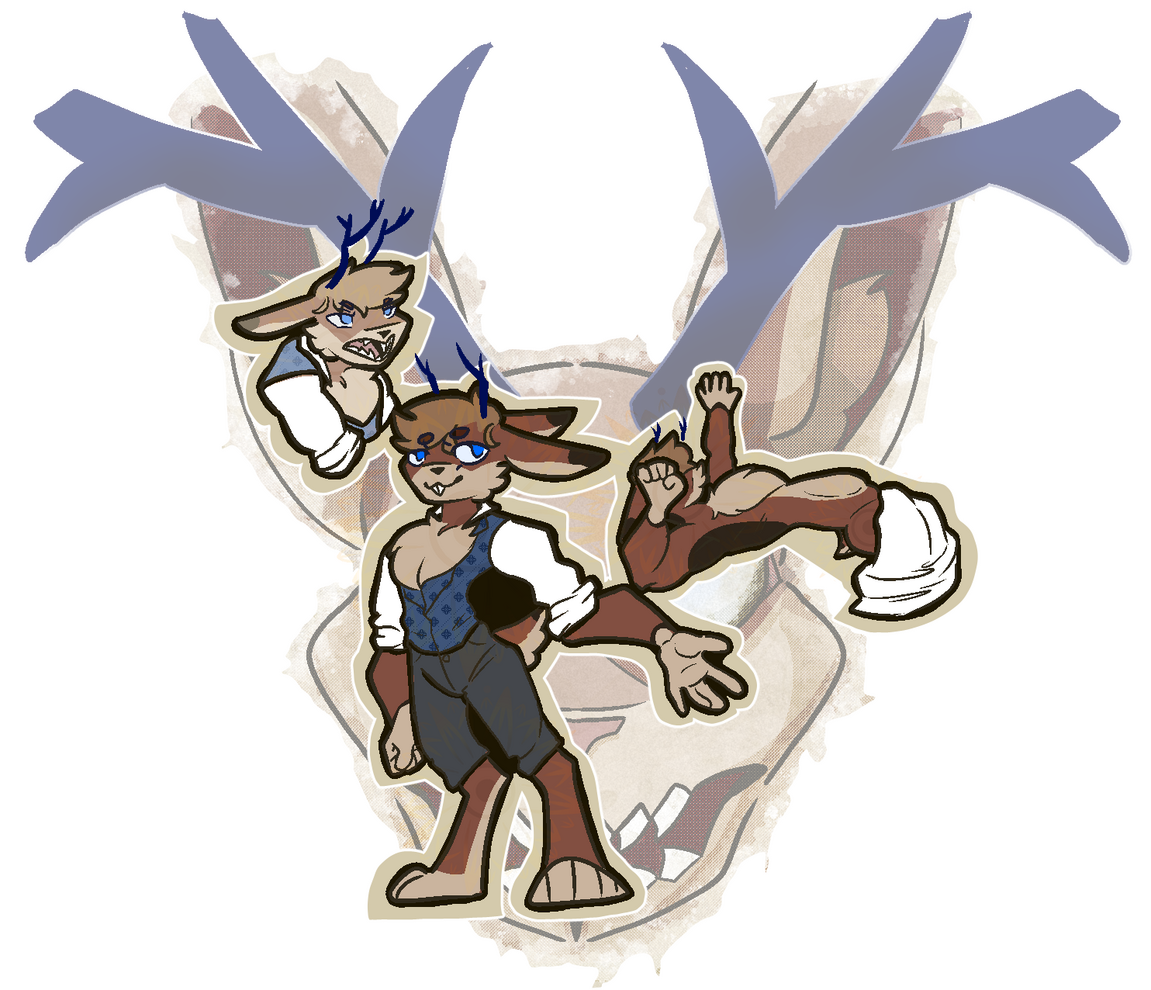 Hellaverse OC: Jack Babbit Lope